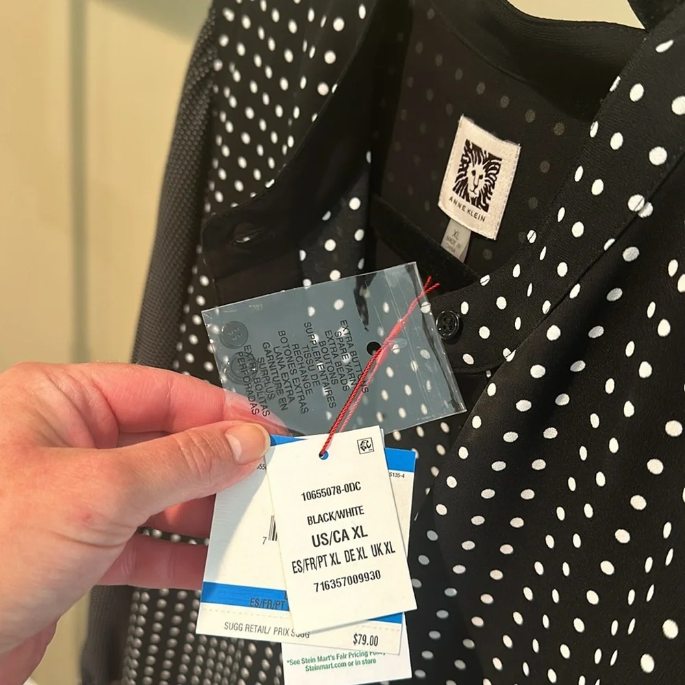 Anne Klein tunic top - Picture 2 of 3